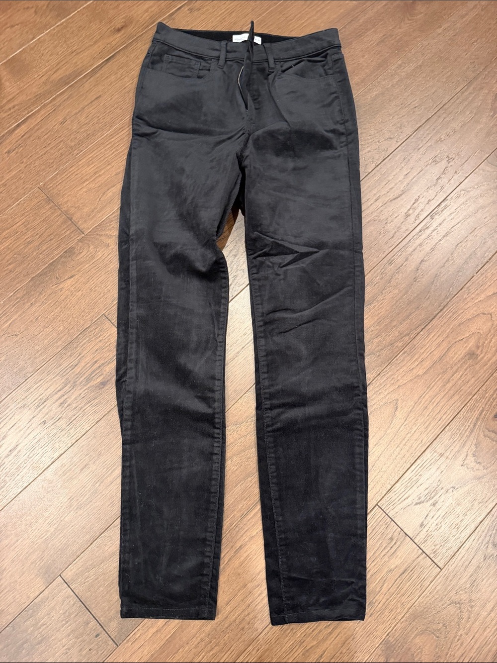 Loft Black Corduroy High Rise Skinny Jean Size 28/6 - C54-126